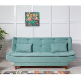 Canapea extensibilă 3 locuri Kelebek, Diverse culori, 190x85x90 cm - Verde marin | SKU: 867UNQ1343 | Canapea extensibilă 3 locuri Kelebek, 190x85x90 cm, varianta Verde marin, produs pentru amenajarea locuinței, disponibil online în România la CasaMob
