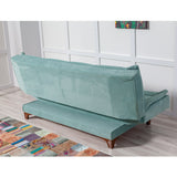 Canapea extensibilă 3 locuri Kelebek, Diverse culori, 190x85x90 cm - Verde marin | SKU: 867UNQ1343 | Canapea extensibilă 3 locuri Kelebek, 190x85x90 cm, varianta Verde marin, produs pentru amenajarea locuinței, disponibil online în România la CasaMob