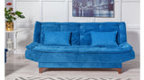 Canapea extensibilă 3 locuri Kelebek, Diverse culori, 190x85x90 cm - Albastru închis | SKU: 867UNQ1346 | Canapea extensibilă 3 locuri Kelebek, 190x85x90 cm, varianta Albastru închis, produs pentru amenajarea locuinței, disponibil online în România la CasaMob