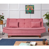 Canapea extensibilă 3 locuri Kelebek, Diverse culori, 190x85x90 cm - Roz | SKU: 867UNQ1348 | Canapea extensibilă 3 locuri Kelebek, 190x85x90 cm, varianta Roz, produs pentru amenajarea locuinței, disponibil online în România la CasaMob