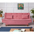 Roz | SKU: 867UNQ1348 | Canapea extensibilă 3 locuri Kelebek, 190x85x90 cm, varianta Roz, produs pentru amenajarea locuinței, disponibil online în România la CasaMob
