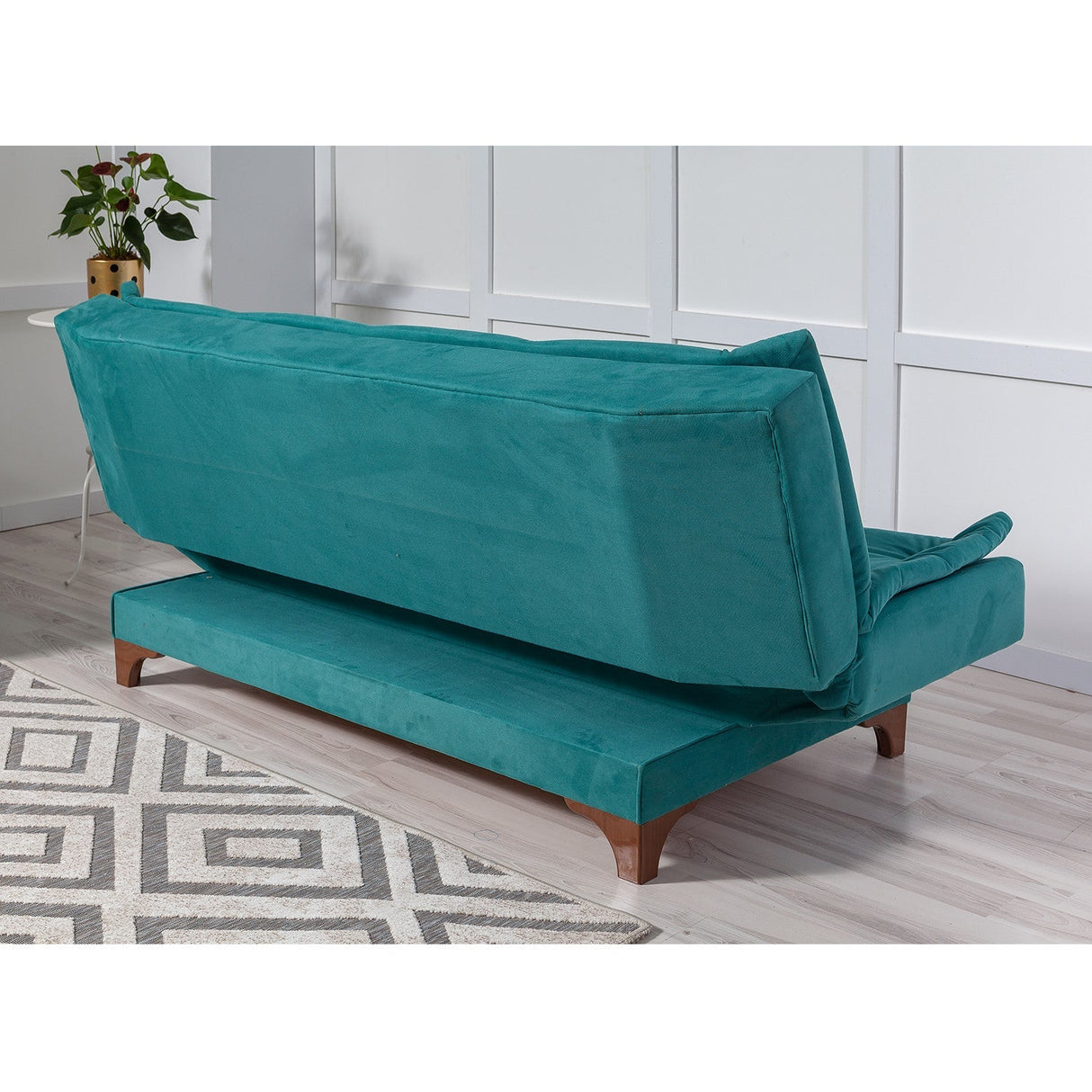 Canapea extensibilă 3 locuri Kelebek, Diverse culori, 190x85x90 cm - Verde | SKU: 867UNQ1349 | Canapea extensibilă 3 locuri Kelebek, 190x85x90 cm, varianta Verde, produs pentru amenajarea locuinței, disponibil online în România la CasaMob