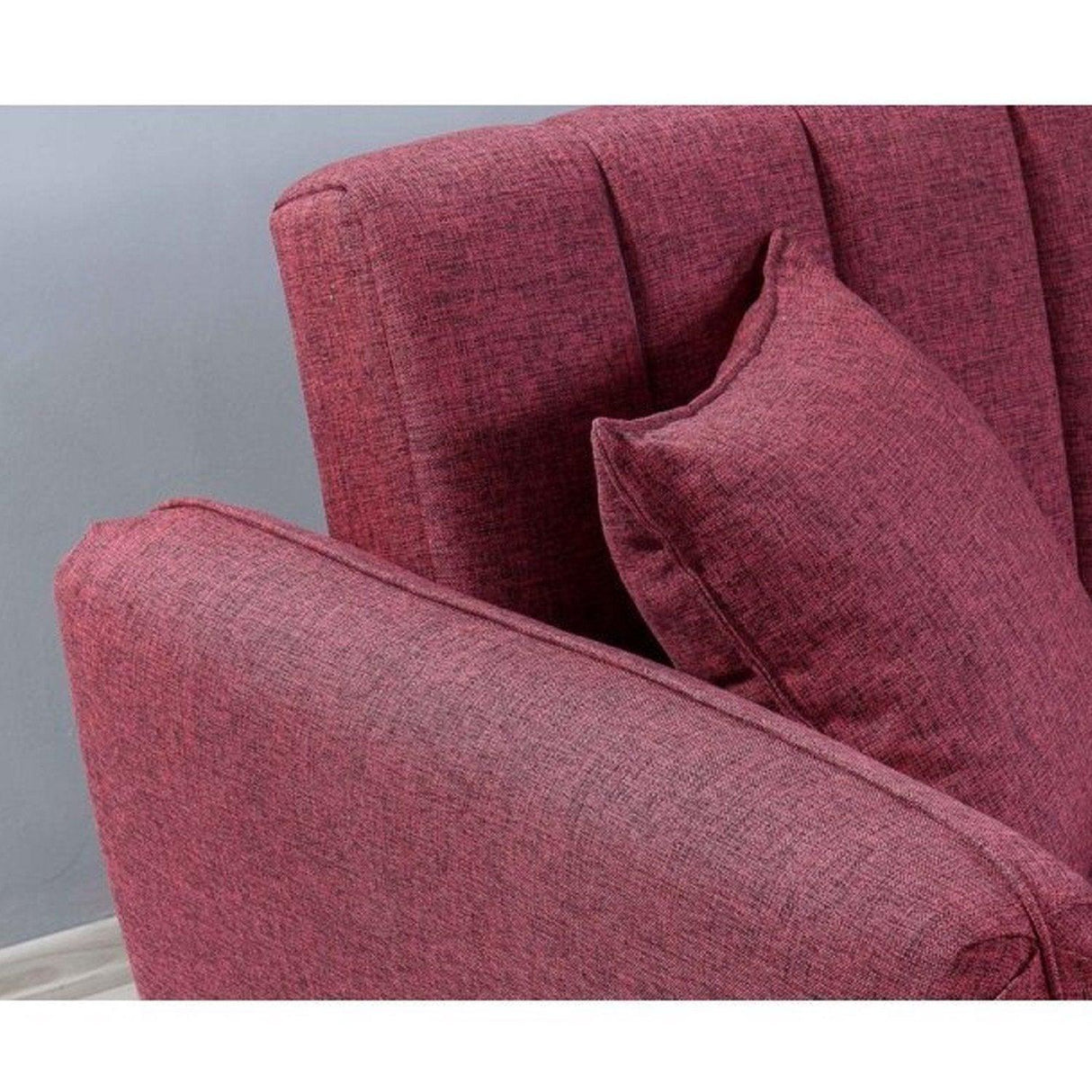 Canapea extensibilă Tetra, 3 locuri, Diverse culori - Roșu | SKU: 867UNQ1358 | Canapea extensibilă Tetra, 3 locuri, varianta Roșu, produs pentru amenajarea locuinței, disponibil online în România la CasaMob