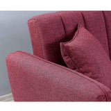 Canapea extensibilă Tetra, 3 locuri, Diverse culori - Roșu | SKU: 867UNQ1358 | Canapea extensibilă Tetra, 3 locuri, varianta Roșu, produs pentru amenajarea locuinței, disponibil online în România la CasaMob