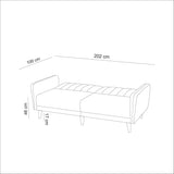Canapea extensibilă Tetra, 3 locuri, Diverse culori - Verde | SKU: 867UNQ1359 | Canapea extensibilă Tetra, 3 locuri, varianta Verde, produs pentru amenajarea locuinței, disponibil online în România la CasaMob