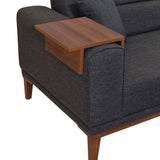 Canapea extensibilă 3 locuri Liones, Diverse culori, 223x94x82 cm - Antracit | SKU: 867UNQ1364 | Canapea extensibilă 3 locuri Liones, 223x94x82 cm, varianta Antracit, produs pentru amenajarea locuinței, disponibil online în România la CasaMob