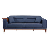 Canapea extensibilă 3 locuri Liones, Diverse culori, 223x94x82 cm - Albastru închis | SKU: 867UNQ1367 | Canapea extensibilă 3 locuri Liones, 223x94x82 cm, varianta Albastru închis, produs pentru amenajarea locuinței, disponibil online în România la CasaMob