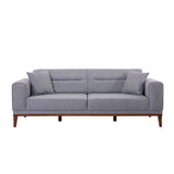 Canapea extensibilă 3 locuri Liones, 34, Gri, 223x94x82 cm