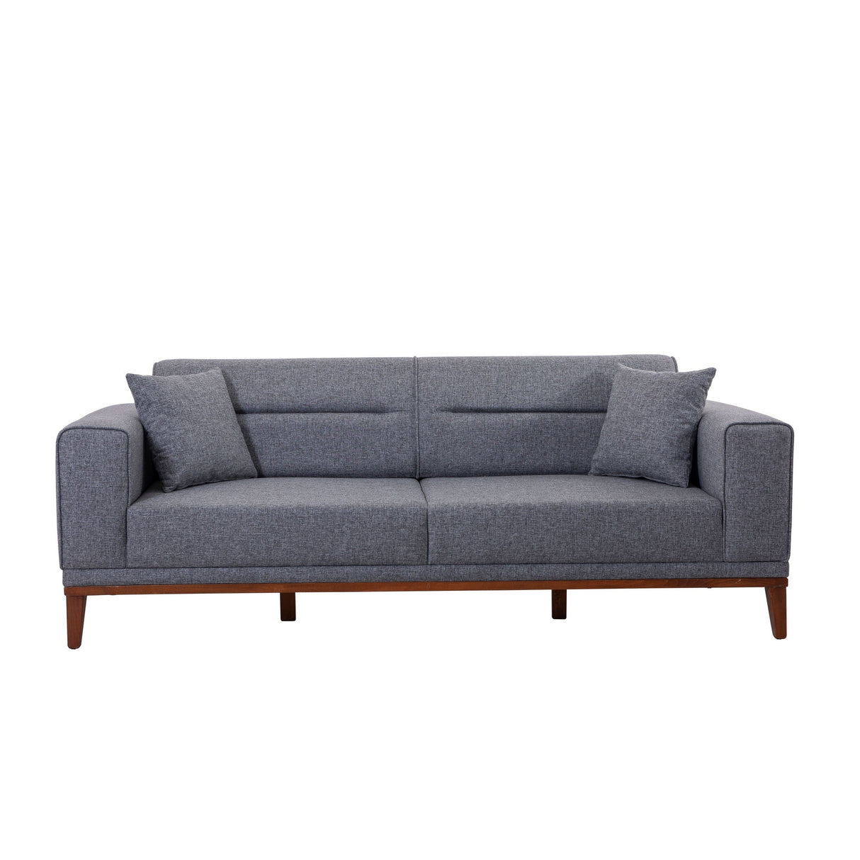 Canapea extensibilă 3 locuri Liones, 35, Gri închis, 223x94x82 cm