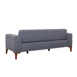 Canapea extensibilă 3 locuri Liones, 35, Gri închis, 223x94x82 cm