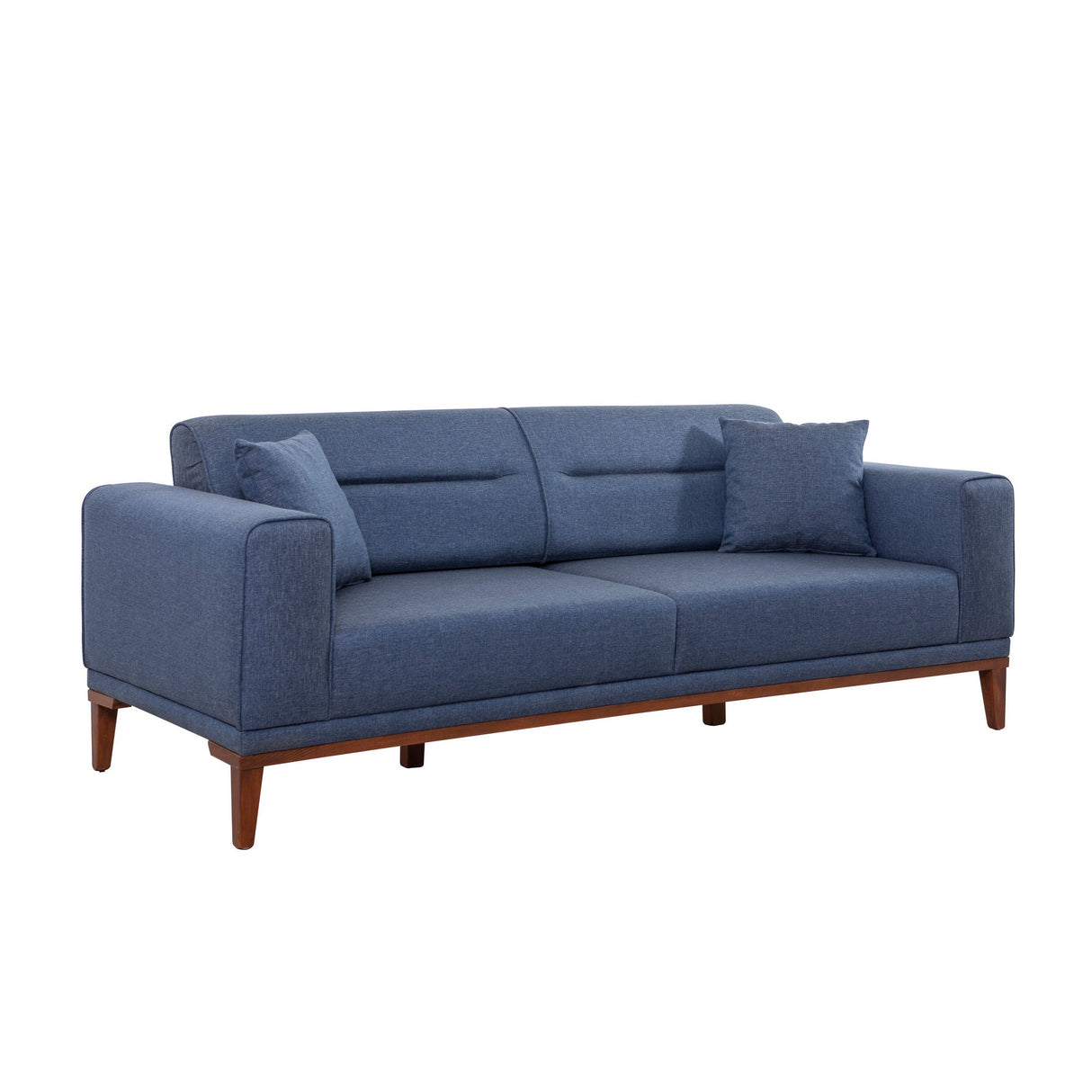 Canapea extensibilă 3 locuri Liones, 32, Albastru, 223x94x82 cm