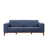 Canapea extensibilă 3 locuri Liones, 32, Albastru, 223x94x82 cm