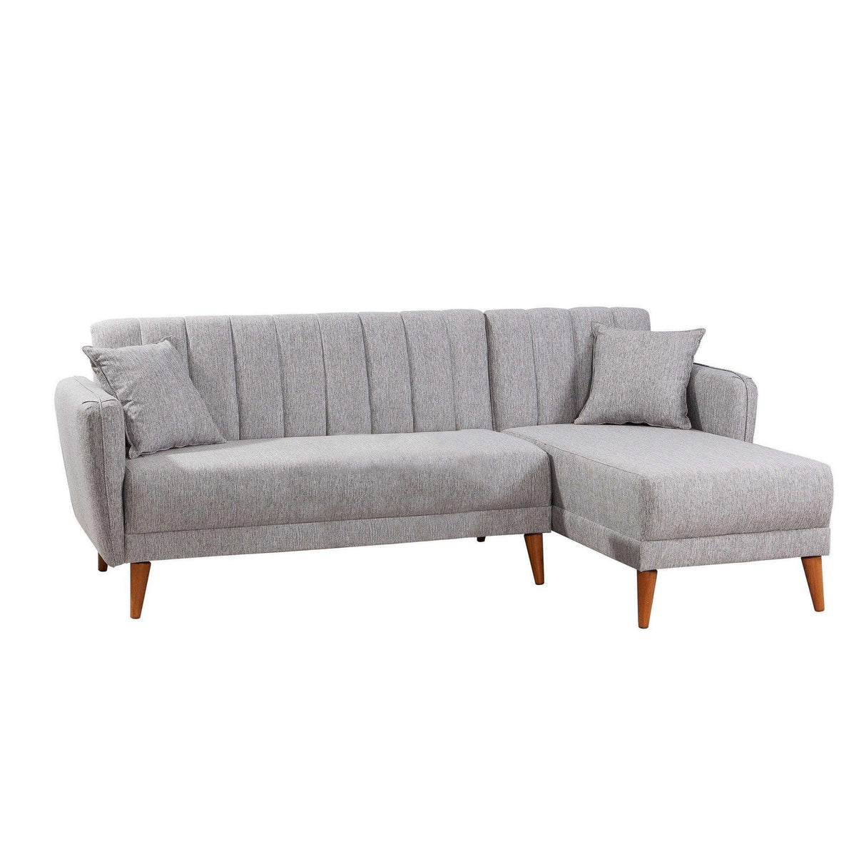 Canapea extensibilă Tetra, Colț, Dreapta, Diverse culori, 225x150x85 cm - Gri deschis | SKU: 867UNQ1402 | Canapea extensibilă Tetra, Colț, Dreapta, 225x150x85 cm, varianta Gri deschis, produs pentru amenajarea locuinței, disponibil online în România la CasaMob