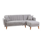 Canapea extensibilă Tetra, Colț, Dreapta, Diverse culori, 225x150x85 cm - Gri deschis | SKU: 867UNQ1402 | Canapea extensibilă Tetra, Colț, Dreapta, 225x150x85 cm, varianta Gri deschis, produs pentru amenajarea locuinței, disponibil online în România la CasaMob