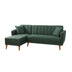 Verde închis | SKU: 867UNQ1405 | Canapea extensibilă Aqua, Colț, Stânga, 225x150x85 cm, varianta Verde închis, produs pentru amenajarea locuinței, disponibil online în România la CasaMob