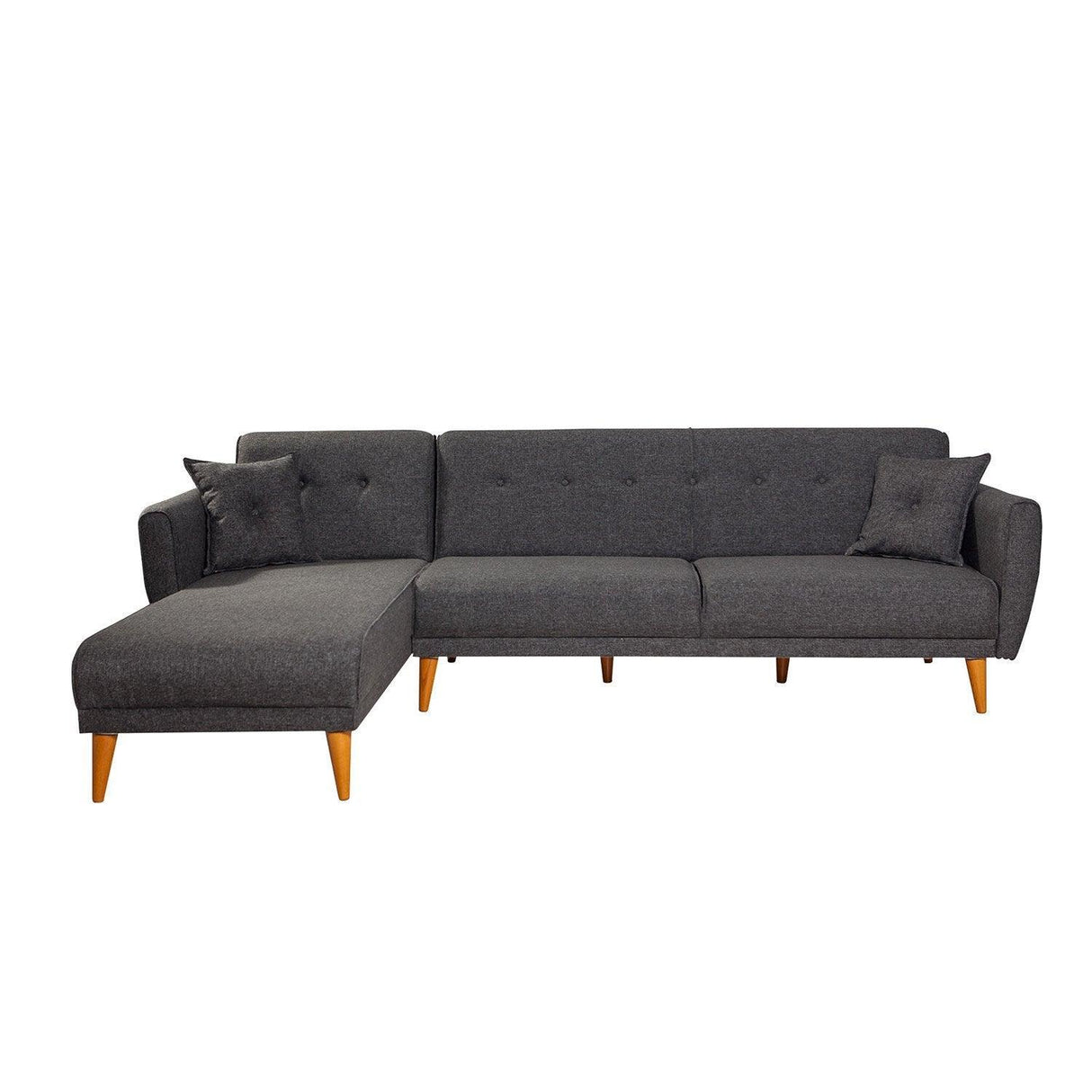 Canapea extensibilă Aria, Colț, Diverse culori, 277x175x86 cm - Antracit | SKU: 867UNQ1407 | Canapea extensibilă Aria, Colț, 277x175x86 cm, varianta Antracit, produs pentru amenajarea locuinței, disponibil online în România la CasaMob