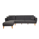 Canapea extensibilă Aria, Colț, Diverse culori, 277x175x86 cm - Antracit | SKU: 867UNQ1407 | Canapea extensibilă Aria, Colț, 277x175x86 cm, varianta Antracit, produs pentru amenajarea locuinței, disponibil online în România la CasaMob