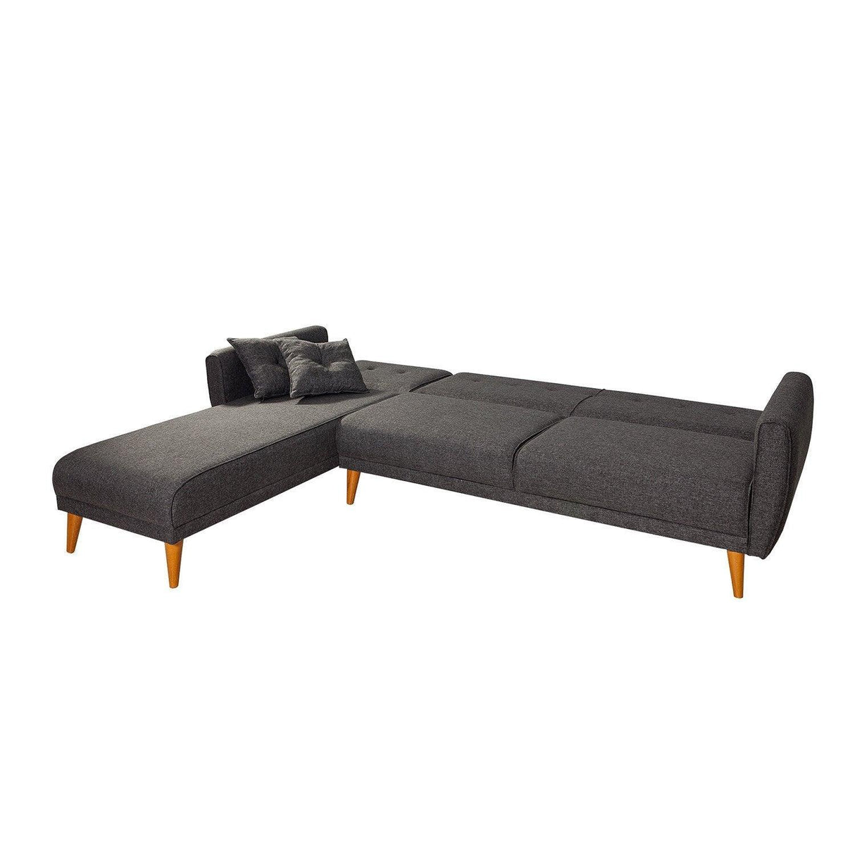 Canapea extensibilă Aria, Colț, Diverse culori, 277x175x86 cm - Antracit | SKU: 867UNQ1407 | Canapea extensibilă Aria, Colț, 277x175x86 cm, varianta Antracit, produs pentru amenajarea locuinței, disponibil online în România la CasaMob