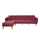 Canapea extensibilă Aria, Colț, Diverse culori, 277x175x86 cm - Bordo | SKU: 867UNQ1408 | Canapea extensibilă Aria, Colț, 277x175x86 cm, varianta Bordo, produs pentru amenajarea locuinței, disponibil online în România la CasaMob