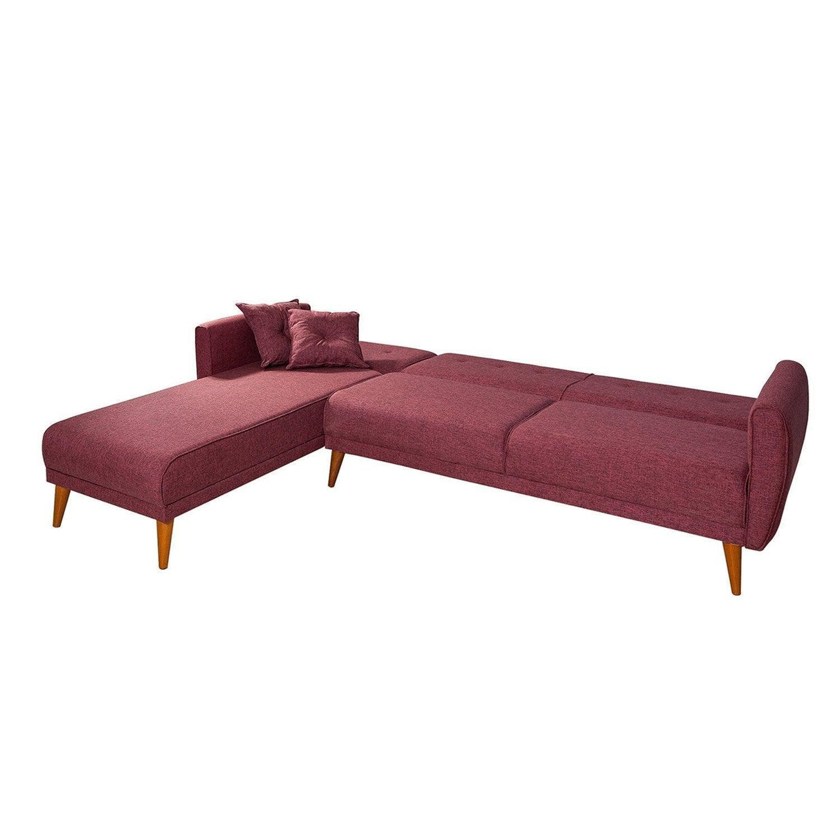 Canapea extensibilă Aria, Colț, Diverse culori, 277x175x86 cm - Bordo | SKU: 867UNQ1408 | Canapea extensibilă Aria, Colț, 277x175x86 cm, varianta Bordo, produs pentru amenajarea locuinței, disponibil online în România la CasaMob