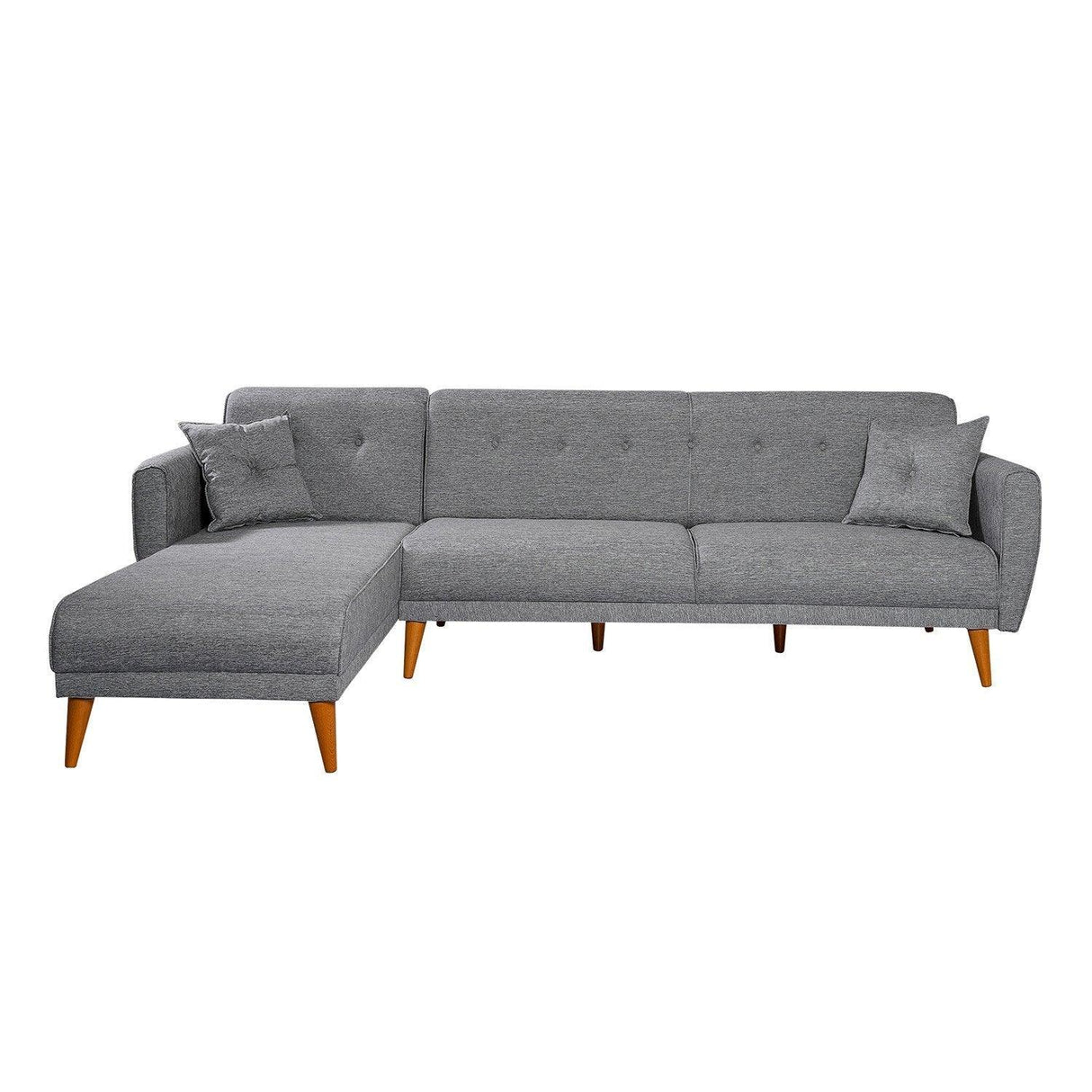 Canapea extensibilă Aria, Colț, Diverse culori, 277x175x86 cm - Gri închis | SKU: 867UNQ1410 | Canapea extensibilă Aria, Colț, 277x175x86 cm, varianta Gri închis, produs pentru amenajarea locuinței, disponibil online în România la CasaMob