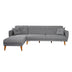 Gri închis | SKU: 867UNQ1410 | Canapea extensibilă Aria, Colț, 277x175x86 cm, varianta Gri închis, produs pentru amenajarea locuinței, disponibil online în România la CasaMob
