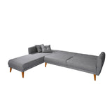 Canapea extensibilă Aria, Colț, Diverse culori, 277x175x86 cm - Gri închis | SKU: 867UNQ1410 | Canapea extensibilă Aria, Colț, 277x175x86 cm, varianta Gri închis, produs pentru amenajarea locuinței, disponibil online în România la CasaMob