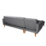 Canapea extensibilă Aria, Colț, Diverse culori, 277x175x86 cm - Gri închis | SKU: 867UNQ1410 | Canapea extensibilă Aria, Colț, 277x175x86 cm, varianta Gri închis, produs pentru amenajarea locuinței, disponibil online în România la CasaMob