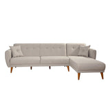 Canapea extensibilă Aria, Colț, Diverse culori, 277x175x86 cm - Crem | SKU: 867UNQ1411 | Canapea extensibilă Aria, Colț, 277x175x86 cm, varianta Crem, produs pentru amenajarea locuinței, disponibil online în România la CasaMob