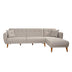 Crem | SKU: 867UNQ1411 | Canapea extensibilă Aria, Colț, 277x175x86 cm, varianta Crem, produs pentru amenajarea locuinței, disponibil online în România la CasaMob
