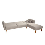 Canapea extensibilă Aria, Colț, Diverse culori, 277x175x86 cm - Crem | SKU: 867UNQ1411 | Canapea extensibilă Aria, Colț, 277x175x86 cm, varianta Crem, produs pentru amenajarea locuinței, disponibil online în România la CasaMob