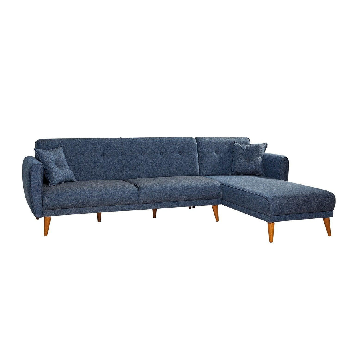 Canapea extensibilă Aria, Colț, Diverse culori, 277x175x86 cm - Albastru închis | SKU: 867UNQ1412 | Canapea extensibilă Aria, Colț, 277x175x86 cm, varianta Albastru închis, produs pentru amenajarea locuinței, disponibil online în România la CasaMob