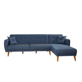 Canapea extensibilă Aria, Colț, Diverse culori, 277x175x86 cm - Albastru închis | SKU: 867UNQ1412 | Canapea extensibilă Aria, Colț, 277x175x86 cm, varianta Albastru închis, produs pentru amenajarea locuinței, disponibil online în România la CasaMob