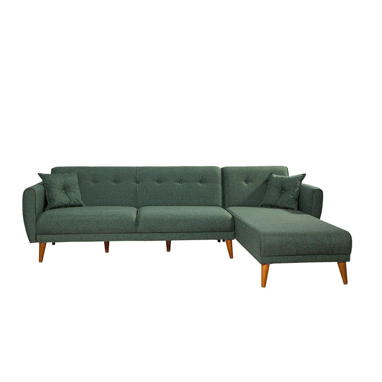 Canapea extensibilă Aria, Colț, Diverse culori, 277x175x86 cm - Verde | SKU: 867UNQ1413 | Canapea extensibilă Aria, Colț, 277x175x86 cm, varianta Verde, produs pentru amenajarea locuinței, disponibil online în România la CasaMob