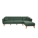 Canapea extensibilă Aria, Colț, Diverse culori, 277x175x86 cm - Verde | SKU: 867UNQ1413 | Canapea extensibilă Aria, Colț, 277x175x86 cm, varianta Verde, produs pentru amenajarea locuinței, disponibil online în România la CasaMob