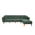Verde | SKU: 867UNQ1413 | Canapea extensibilă Aria, Colț, 277x175x86 cm, varianta Verde, produs pentru amenajarea locuinței, disponibil online în România la CasaMob