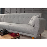 Canapea extensibilă Aria, Colț, Diverse culori, 277x175x86 cm - Verde | SKU: 867UNQ1413 | Canapea extensibilă Aria, Colț, 277x175x86 cm, varianta Verde, produs pentru amenajarea locuinței, disponibil online în România la CasaMob