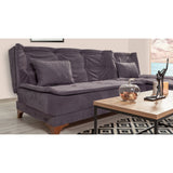 Canapea extensibilă de colț Kelebek Dreapta, Diverse culori, 225x160x86 cm - Antracit | SKU: 867UNQ1414 | Canapea extensibilă de colț Kelebek Dreapta, 225x160x86 cm, varianta Antracit, produs pentru amenajarea locuinței, disponibil online în România la CasaMob