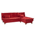 Bordo | SKU: 867UNQ1415 | Canapea extensibilă de colț Kelebek Dreapta, 225x160x86 cm, varianta Bordo, produs pentru amenajarea locuinței, disponibil online în România la CasaMob