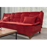 Canapea extensibilă de colț Kelebek Dreapta, Diverse culori, 225x160x86 cm - Verde marin | SKU: 867UNQ1416 | Canapea extensibilă de colț Kelebek Dreapta, 225x160x86 cm, varianta Verde marin, produs pentru amenajarea locuinței, disponibil online în România la CasaMob
