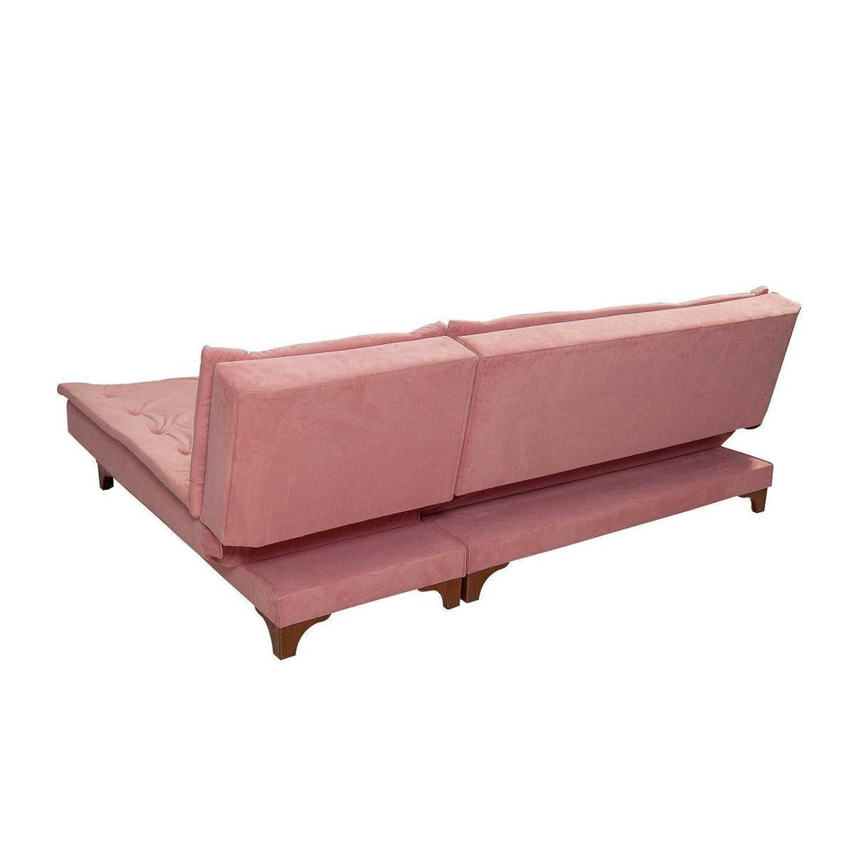 Canapea extensibilă de colț Kelebek Dreapta, Diverse culori, 225x160x86 cm - Roz | SKU: 867UNQ1420 | Canapea extensibilă de colț Kelebek Dreapta, 225x160x86 cm, varianta Roz, produs pentru amenajarea locuinței, disponibil online în România la CasaMob