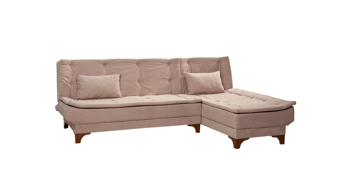 Canapea extensibilă de colț Kelebek Dreapta, Diverse culori, 225x160x86 cm - Rock | SKU: 867UNQ1421 | Canapea extensibilă de colț Kelebek Dreapta, 225x160x86 cm, varianta Rock, produs pentru amenajarea locuinței, disponibil online în România la CasaMob