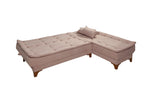 Canapea extensibilă de colț Kelebek Dreapta, Diverse culori, 225x160x86 cm - Rock | SKU: 867UNQ1421 | Canapea extensibilă de colț Kelebek Dreapta, 225x160x86 cm, varianta Rock, produs pentru amenajarea locuinței, disponibil online în România la CasaMob