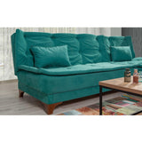 Canapea extensibilă de colț Kelebek Dreapta, Diverse culori, 225x160x86 cm - Verde | SKU: 867UNQ1422 | Canapea extensibilă de colț Kelebek Dreapta, 225x160x86 cm, varianta Verde, produs pentru amenajarea locuinței, disponibil online în România la CasaMob
