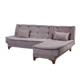 Canapea extensibilă de colț Kelebek Dreapta, Diverse culori, 225x160x86 cm - Verde | SKU: 867UNQ1422 | Canapea extensibilă de colț Kelebek Dreapta, 225x160x86 cm, varianta Verde, produs pentru amenajarea locuinței, disponibil online în România la CasaMob