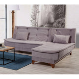 Canapea extensibilă de colț Kelebek Dreapta, Diverse culori, 225x160x86 cm - Verde | SKU: 867UNQ1422 | Canapea extensibilă de colț Kelebek Dreapta, 225x160x86 cm, varianta Verde, produs pentru amenajarea locuinței, disponibil online în România la CasaMob