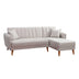 Bej | SKU: 867UNQ1430 | Canapea extensibilă Tetra, Colț, Dreapta, 225x150x85 cm, varianta Bej, produs pentru amenajarea locuinței, disponibil online în România la CasaMob