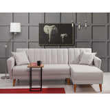 Canapea extensibilă Tetra, Colț, Dreapta, Diverse culori, 225x150x85 cm - Bej | SKU: 867UNQ1430 | Canapea extensibilă Tetra, Colț, Dreapta, 225x150x85 cm, varianta Bej, produs pentru amenajarea locuinței, disponibil online în România la CasaMob