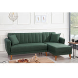Canapea extensibilă Tetra, Colț, Dreapta, Diverse culori, 225x150x85 cm - Verde | SKU: 867UNQ1431 | Canapea extensibilă Tetra, Colț, Dreapta, 225x150x85 cm, varianta Verde, produs pentru amenajarea locuinței, disponibil online în România la CasaMob
