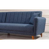 Canapea extensibilă Aqua, Colț, Stânga, Diverse culori, 225x150x85 cm - Albastru închis | SKU: 867UNQ1432 | Canapea extensibilă Aqua, Colț, Stânga, 225x150x85 cm, varianta Albastru închis, produs pentru amenajarea locuinței, disponibil online în România la CasaMob
